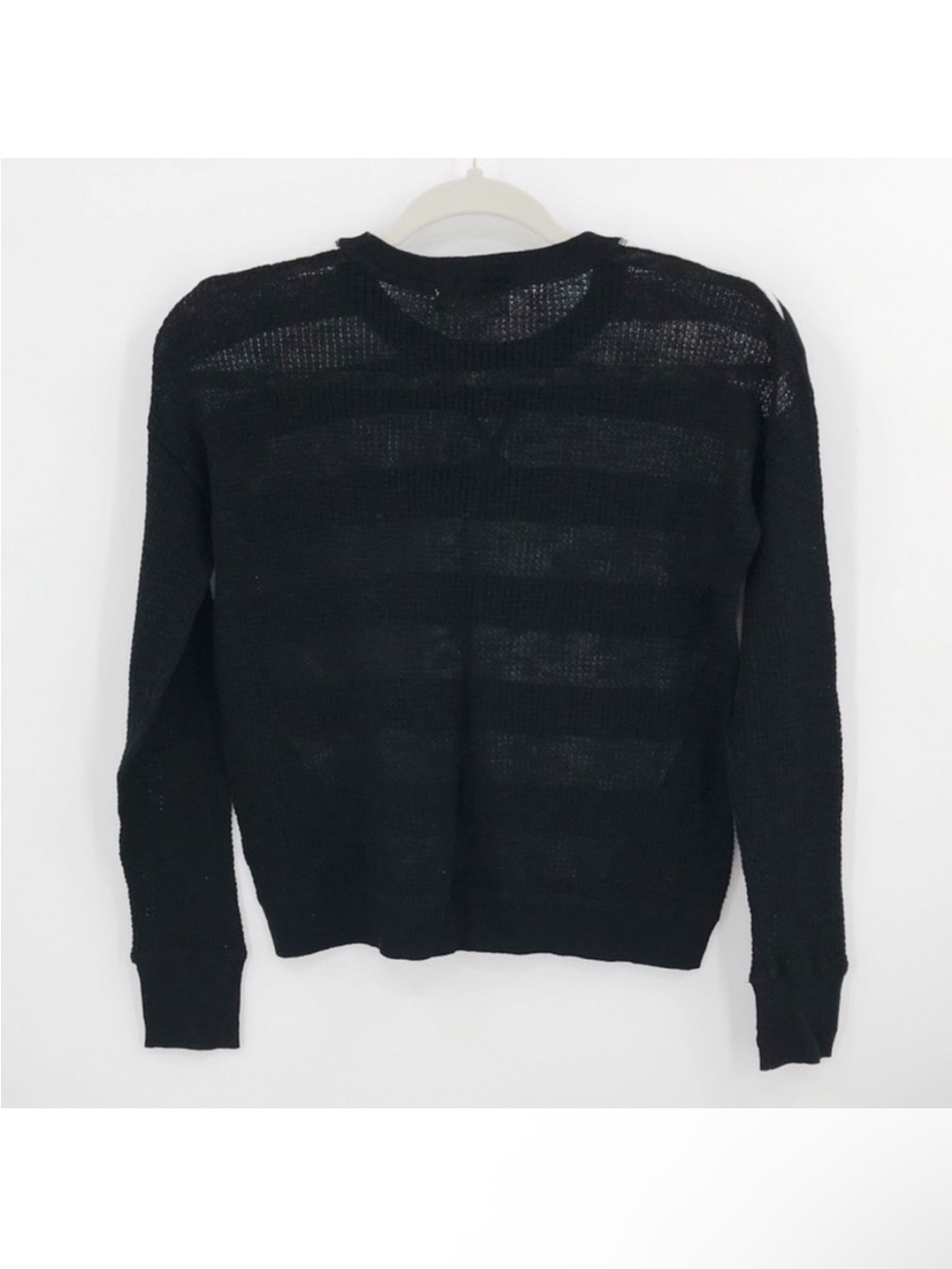 SO Striped Waffle Knit Sweater Top - Picture 7 of 7